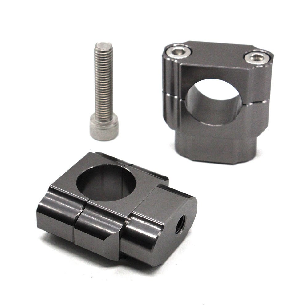 For Benelli TNT 125 135 Cnc Motorcycle Handlebar Fat Bar Mount Clamp Riser Adaptor 22 28 Mm Motorcycle Accessories: 28mm grey