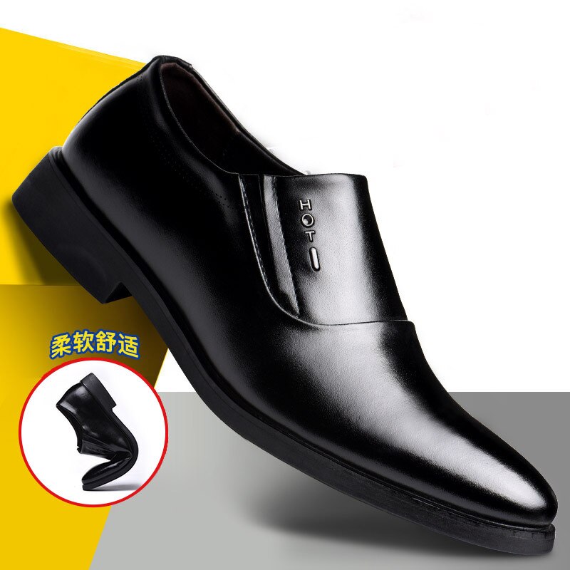 Classic Dress Shoes Formal Wedding Shoes Men Slip on Office Oxford Shoes for Men