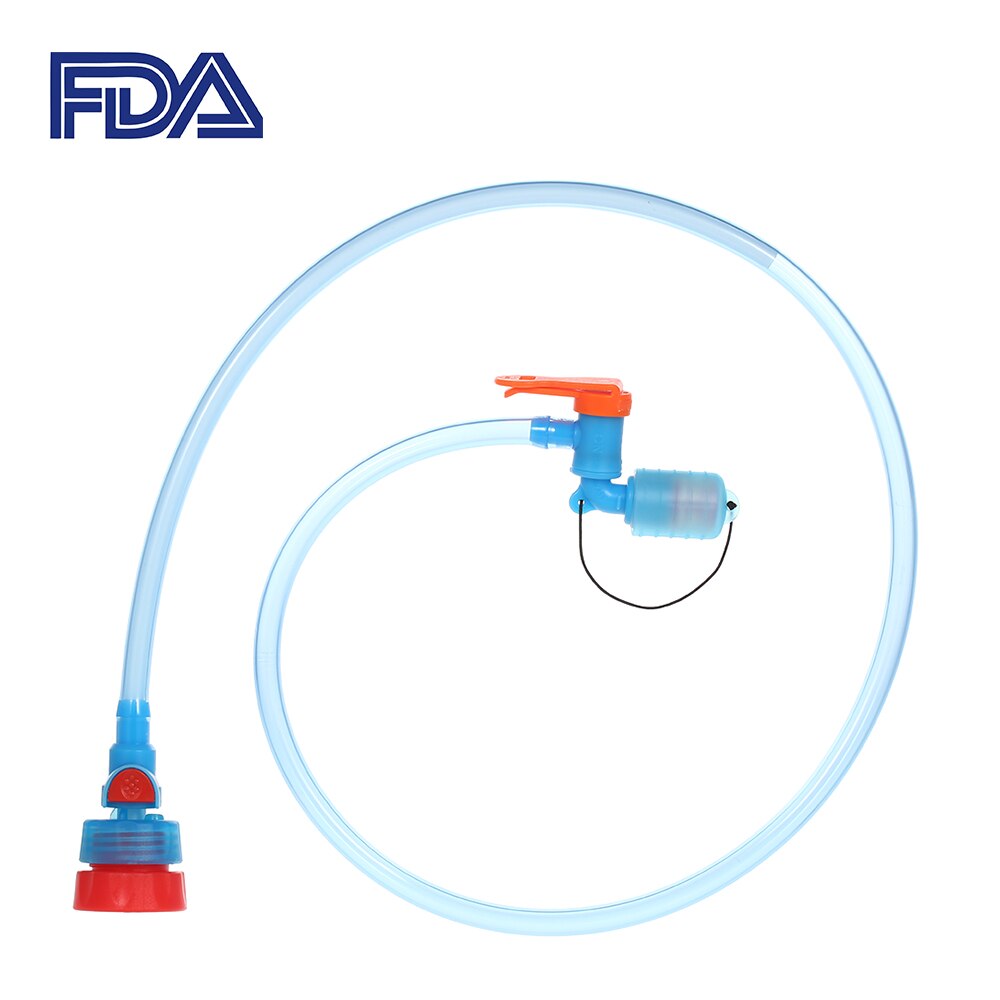 Portable Water Bottle Drink Tube Outdoor Camping water bag Hydration Bladder System Hose Kit TPU Free Hydration Bladder System