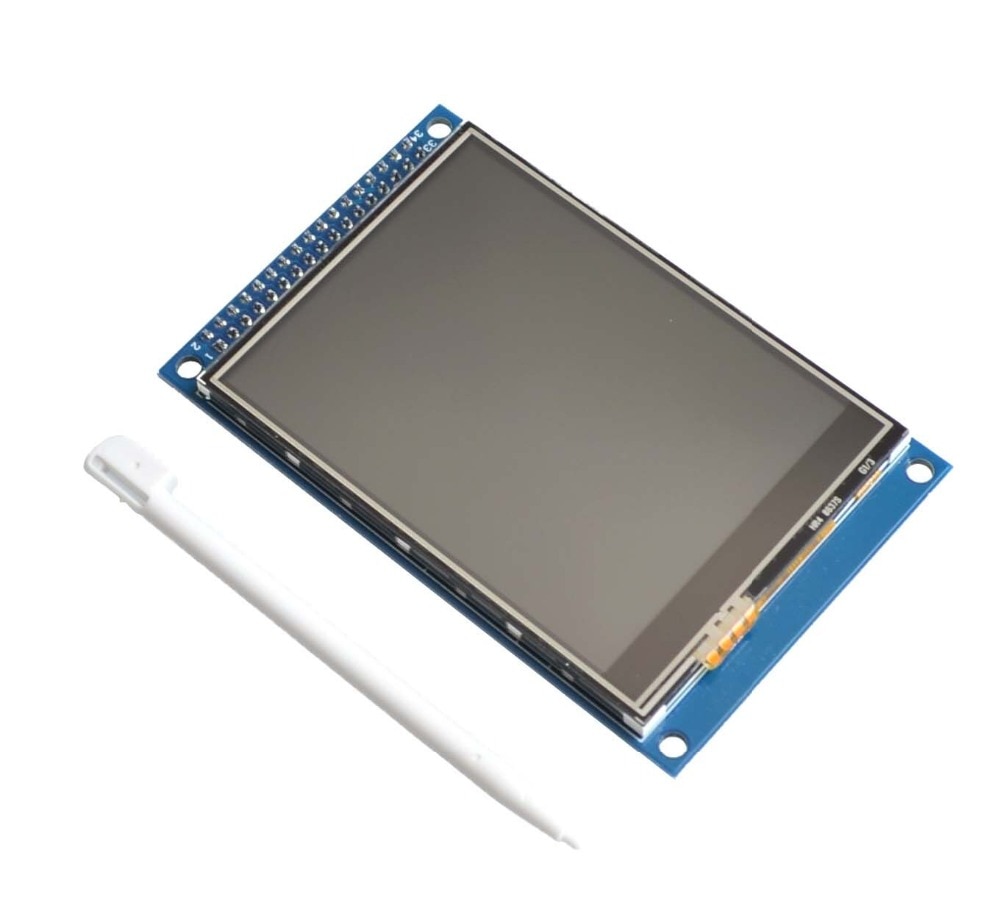 3,2 pulgadas TFT LCD Touch + TFT de 3,2 pulgadas escudo + Mega 2560 R3 con cable usb para Arduino kit