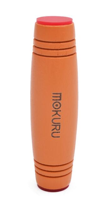 Japan Mokuru Rollver Flip Stick Fidget Sticks Anti Stress Reliever Hand Tumbling Desktop Improve Focus Reaction Toys: Orange