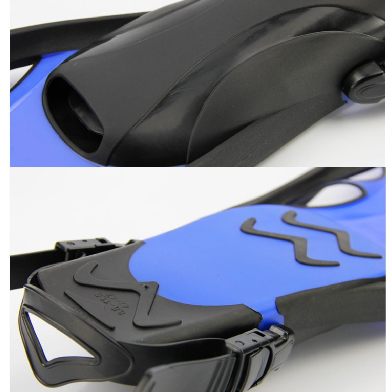 Volwassenen Zwemmen Vinnen Silicone Verstelbare scuba schoenen lange Submersible Professionele Snorkelen Voeten monofin Duiken Flippers