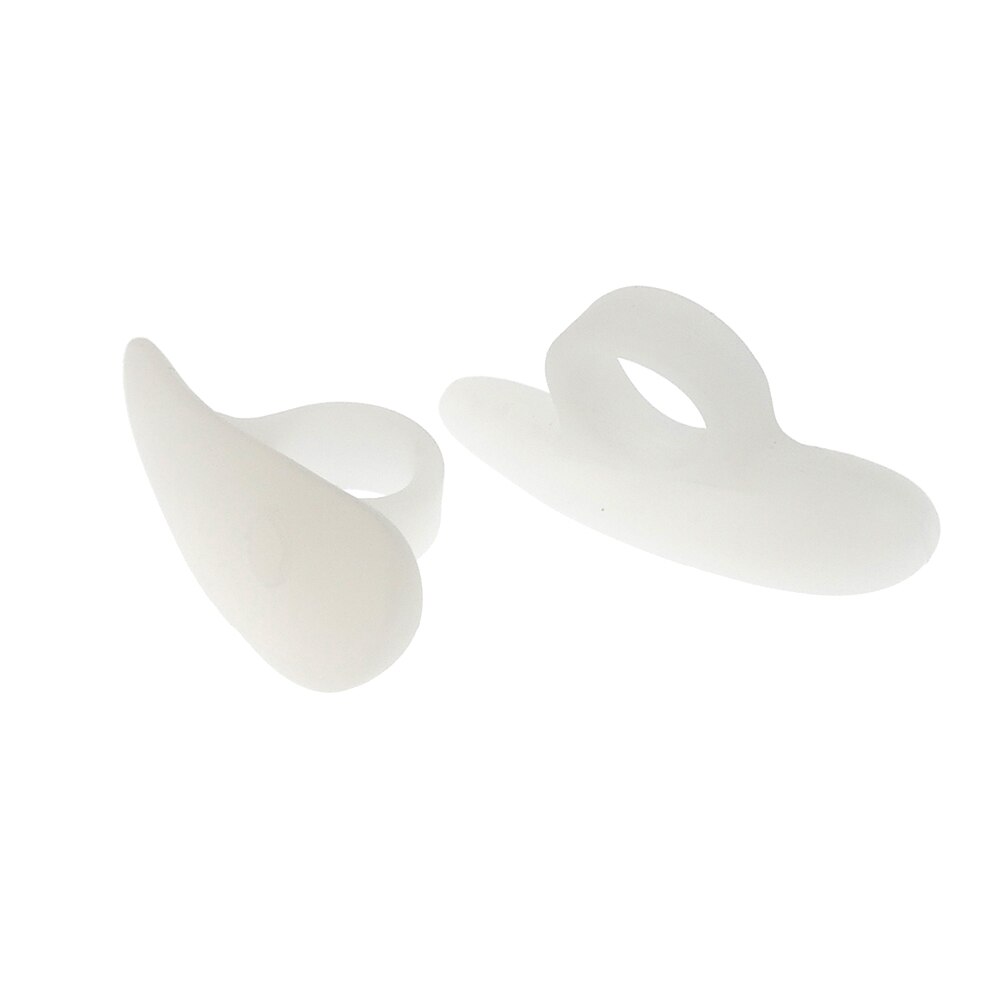 2Pcs Siliconen Gel Bunion Teen Orthesen Stijltang Separator Pijnbestrijding Voetverzorging Teen Orthese Massager Teen Voor Relief