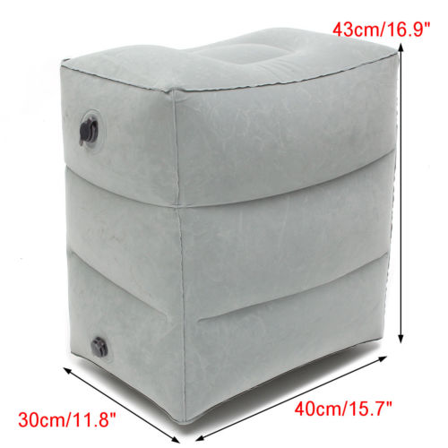 Repose-pieds gonflable Portable | Repose-pieds de voyage, avion, lit d'enfants, repose-pieds, Train, corps, oreiller s5