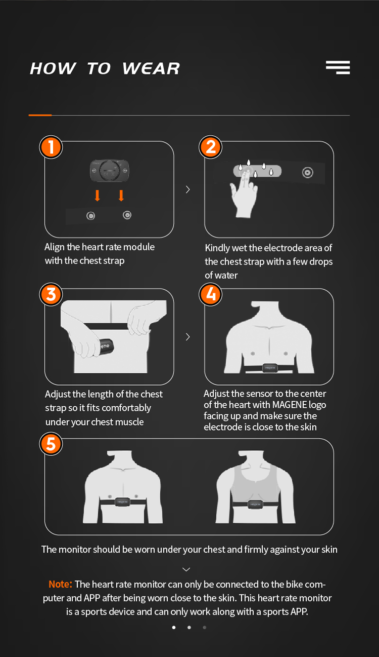 Magene S3+Speed Cadence Heart Rate Monitor Bike Sensor Bluetooth ANT+ For Computer Cycling Sports Fitness Garmin XOSS iGPSPORT