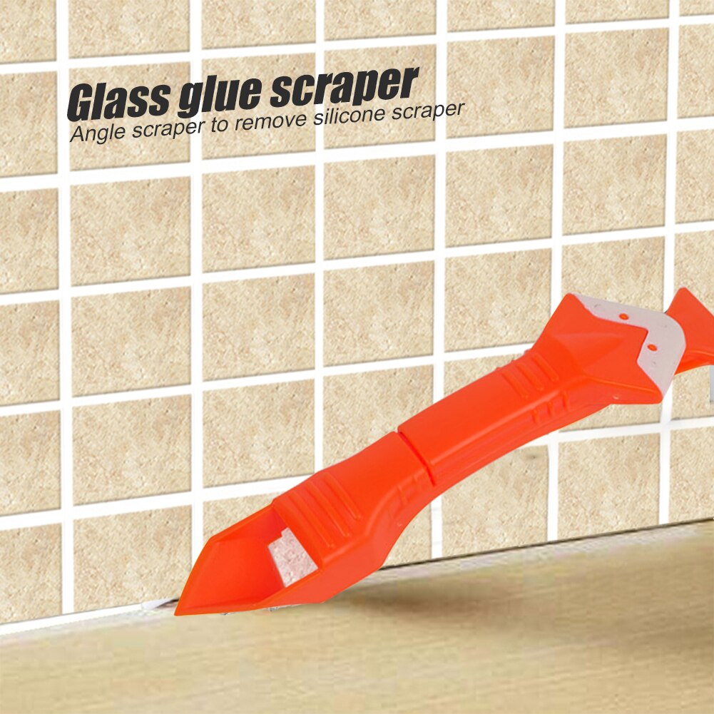 Espátula de goma retráctil para suelo, sellador de lechada, pegamento de vidrio, removedor de ángulo de esquina interno de cemento, raspador para limpieza, herramientas