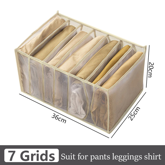 Jeans Organisation Aufbewahrungsbox Schrank Organizer Kleidung Organisation System Schublade Organizer Schrank Hosen Aufbewahrung Organizer: YELLOW