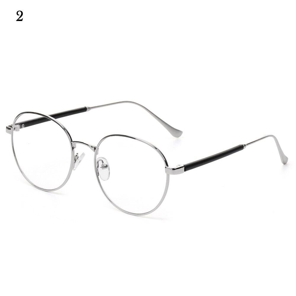 Classic Retro Optical Transparent Lens Glasses Women Myopia Eyeglasses Frames Metal Spectacles Clear Lenses Women's Glasses: 2