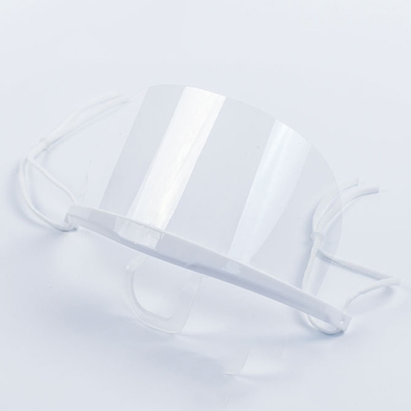 10 Pcs Transparante Maskers Fabriek Prijs Permanente Catering Voedsel Hotel Plastic Keuken Restaurant Maskers
