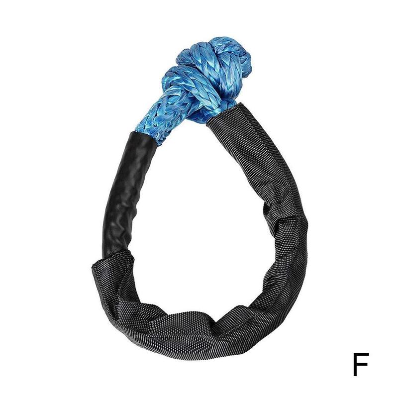Soft shackles, rope shackle for offroad parts, shackle for yacht: F