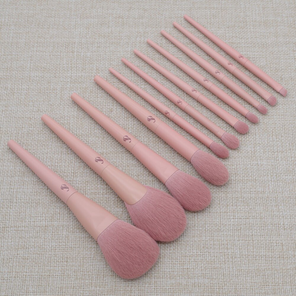 Make-up kwastenset, gezichtspoeder, oogschaduw, blending wenkbrauwkwast, zachte maïs synthetische vezel make-up kwastenset