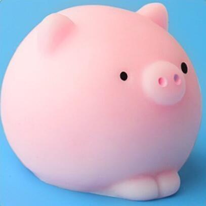 Squishy Toy Cute Animal Antistress Ball Squeeze Mochi Rising Toys Abreact Soft Sticky Squishi Stress Relief Toys Funny: 12 Pink Pig