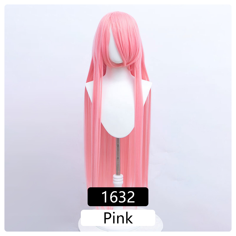 100cm Synthetic Wigs Lolita Cosplay Womens Wig Red Pink Blonde Blue Straight Wig Hair Extensions Party Wig MUMUPI: #16