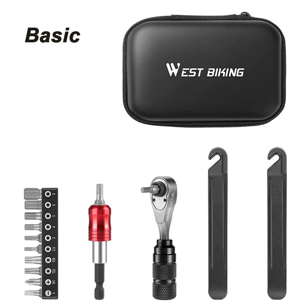 impostato di borse per riparazione per attrezzi portatili per biciclette kit di attrezzi multiuso per bici kit di capsula per deposito bici da strada MTB Accessorio per ciclismo: bianca