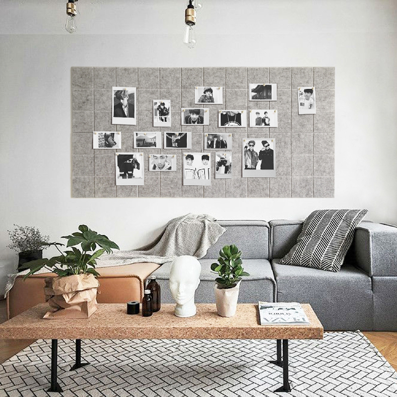Tableau de notes en feutre de Style nordique, tableau d'affichage pour la maison, le bureau, planificateur, affichage de photos, décoration murale