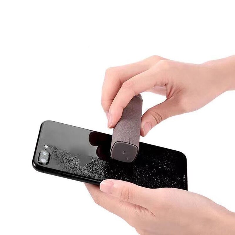 2 In 1 Phone Screen Cleaner Spray Computer Screen Dust Removal Microfiber Cloth Set Cleaning Artifact Without Cleaning Liquid