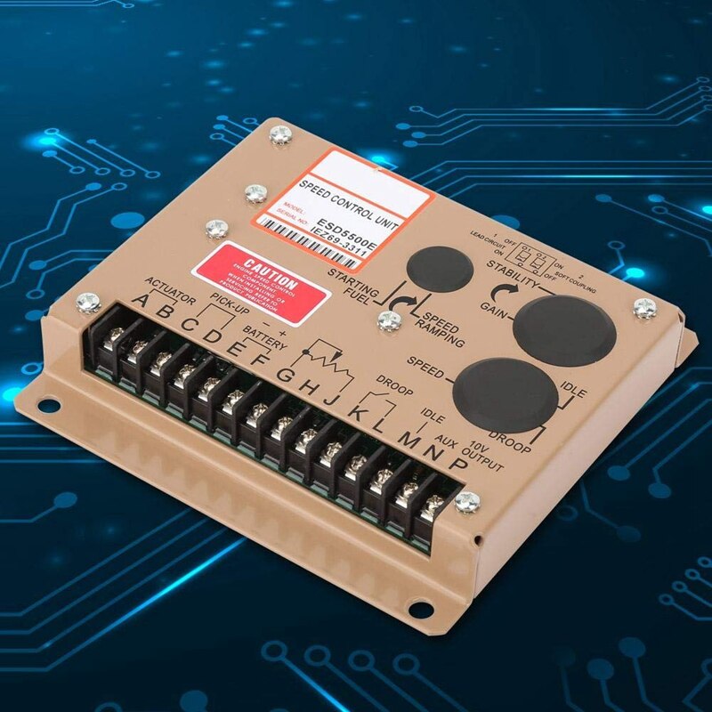 Electronic Engine Speed Controller, ESD5500E Governor Generator Controller Panel for All Kinds Of Electronetic Interference A