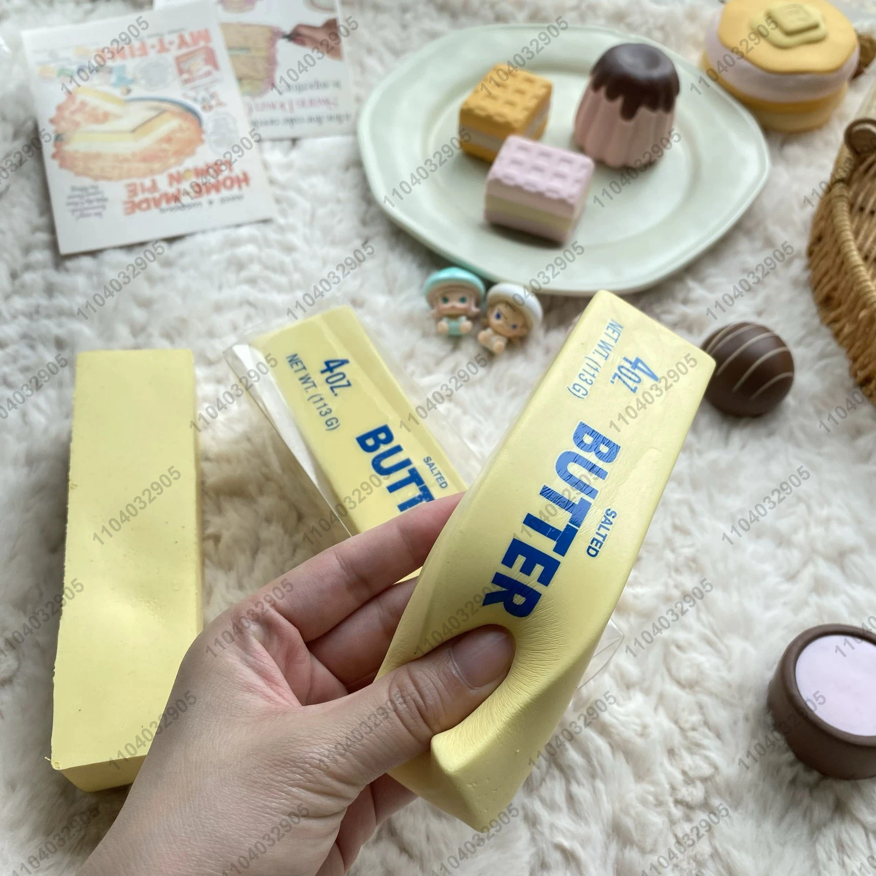 Butter Stick Squishy Spielzeug Langsam Steigendes Squeeze Spielzeug Butter Bar Ziegel Squishy Zappeln Spielzeug Anti Stress Release Hand Entspannen Spielzeug