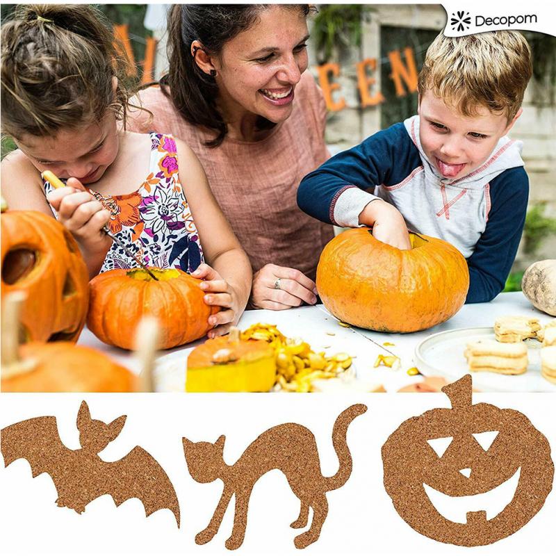 50 sztuk Podkładka wielokrotnego użytku drink DIY wystrój stołu kuchnia izolacja rzemiosło kwadraty okrągła samoprzylepna korkowa podkładka mata na kubki mini deska