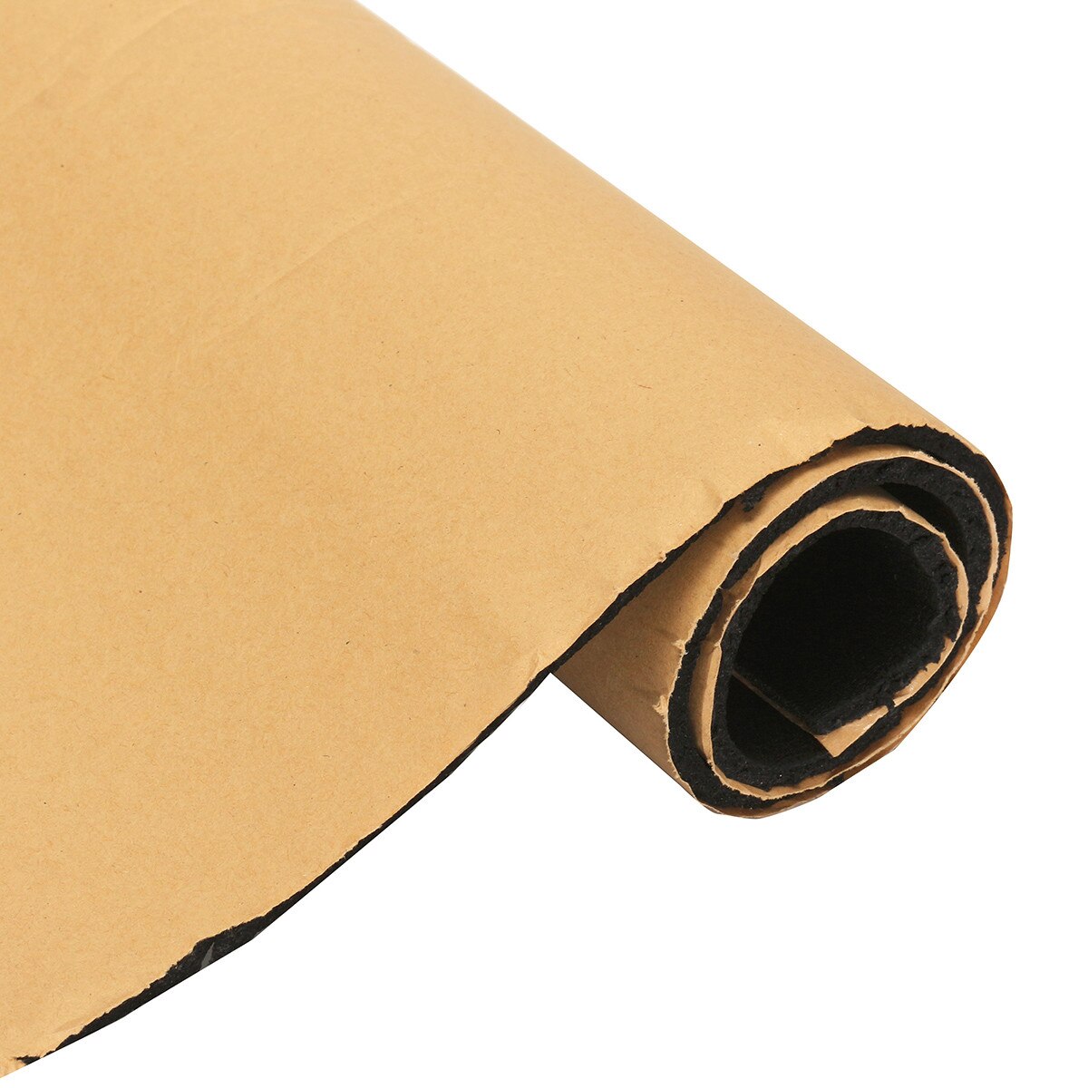 Panneau acoustique coton auto-adhésif | Insonorisant pour voiture, 50x100cm 5mm, 1 rouleau, isolation amortissant, mousse, tapis acoustique, panneau acoustique