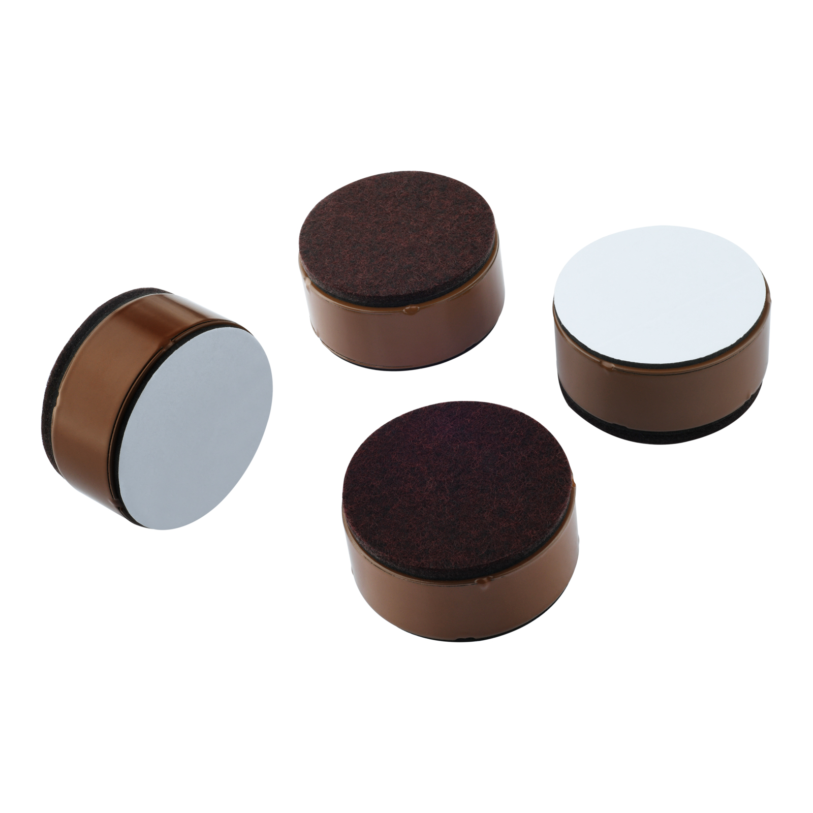 4 stks Meubels Riser Pad Rond/Vierkant Massief Koolstofstaal Bed Tafel Stoel Bank Lift Voeg 30mm Hoogte Zelfklevende Bescherm Vloer: STONE