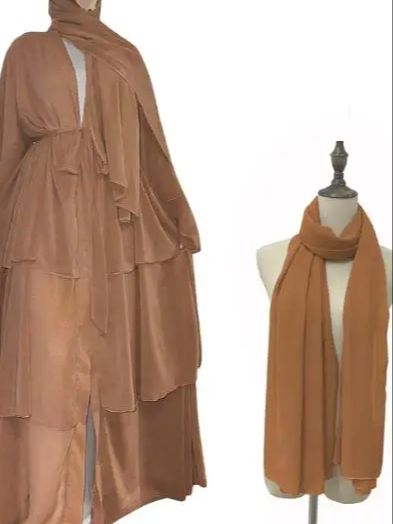 Chiffon Open Abaya Dubai Turkey Kaftan Muslim Cardigan Abayas Dresses For Women Casual Robe Kimono Femme Caftan Islam Clothing