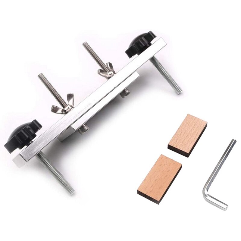 Metal Guitar Bridge Clamp Stainless Steel Guitar Bridge Bonding Tool for Luthiers Guitar Accessories