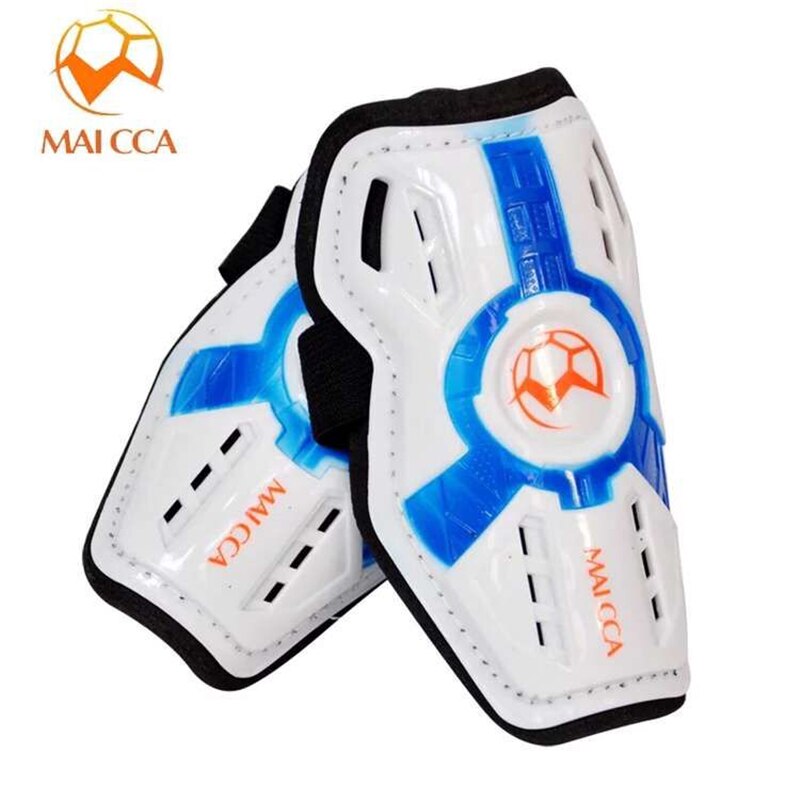 Maicca footbal shin guard crianças profissional caneleiras crianças luz protetor de perna spile macio esportes guarda futebol caneleiras guardas