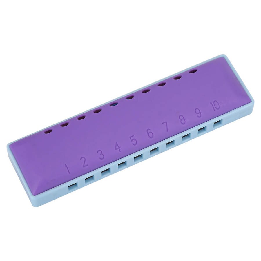 Resin Harmonica Mouth Organ 10 Hole Harmonica for Kids Rock Jazz Folk Harmonicas: Default Title