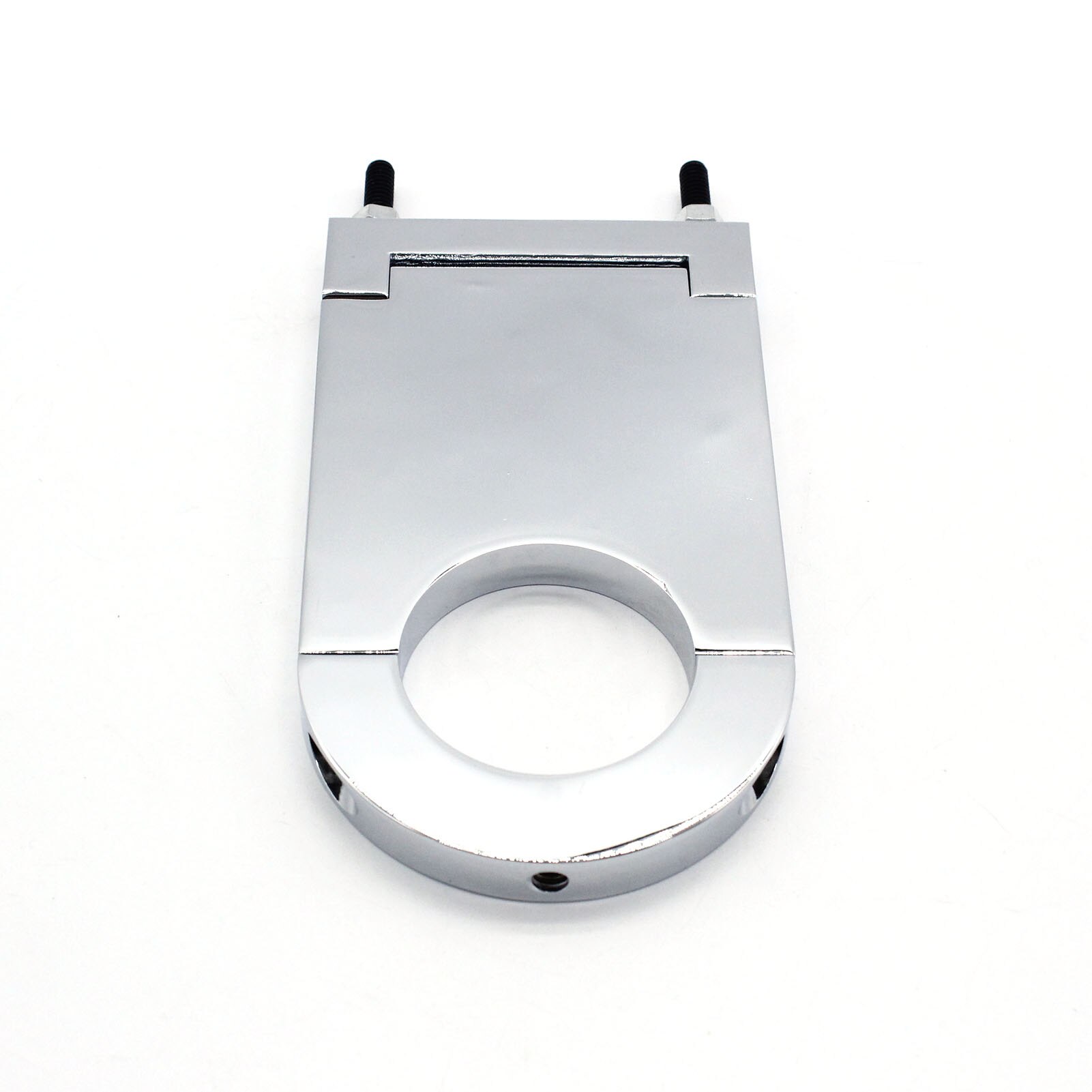 Universal Chrome Aluminum 4 1/2'' Steering Column Replacement For 2” Columns SBC BBC 350 Car Accessories