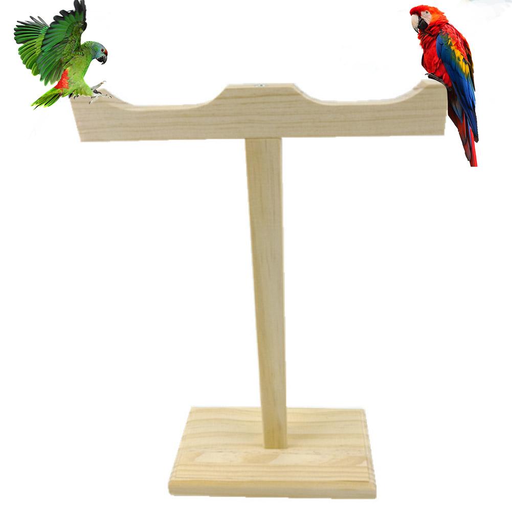 Papegøje firkantet aborre stå stige fugleklatring hængende ramme træningsstativ tilbehør til fuglebur
