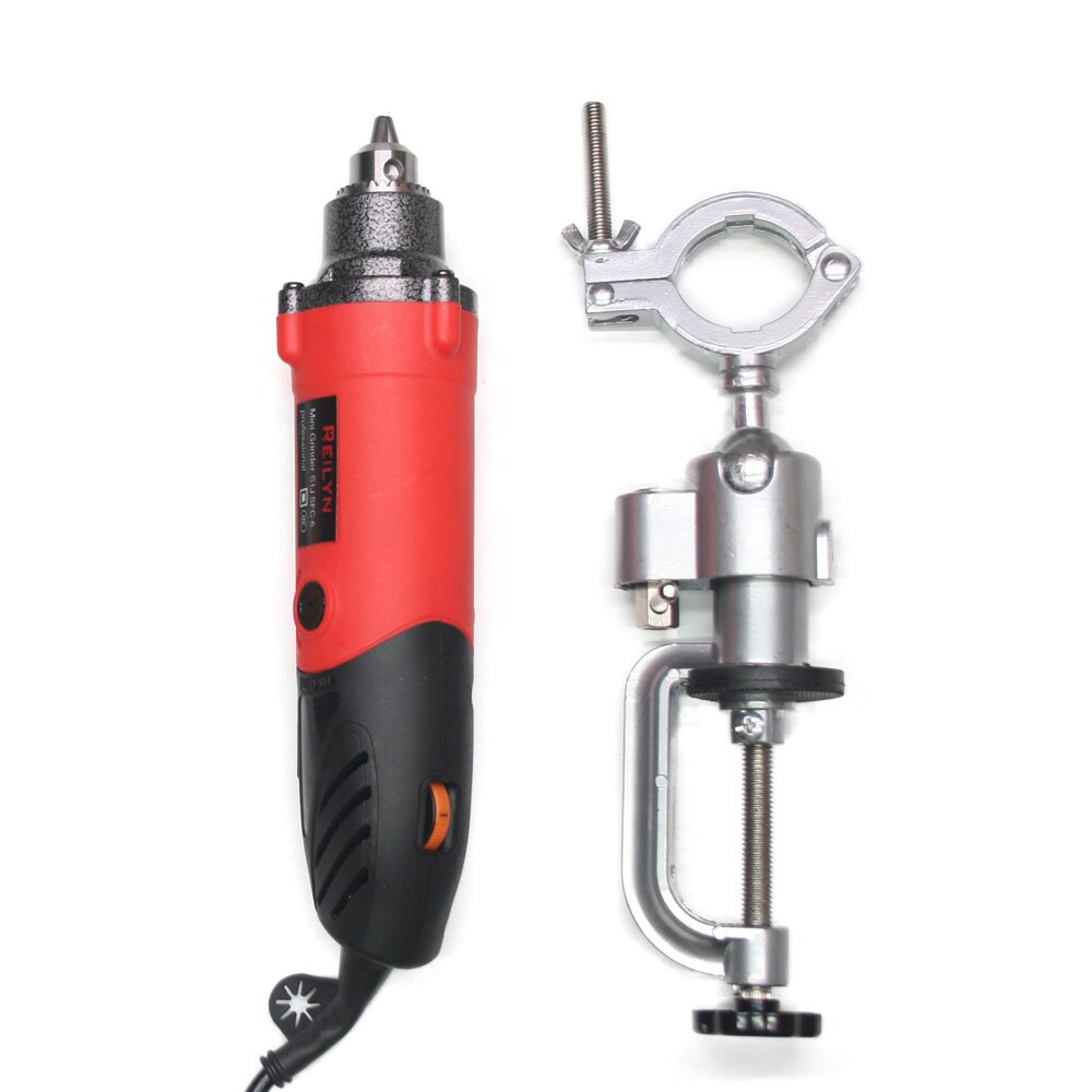 240W small Grinder dremel handy drill 8000-30000rpm mini grinders machine 0.5-6.5mm clamping chuck for dremel: C