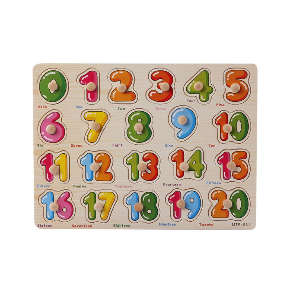 2020 nowe kołki styl 3D dzieci drewniane puzzle zabawki zwierząt ruchu list życie i warzywa rozwój inteligencji graficznej zabawki: number