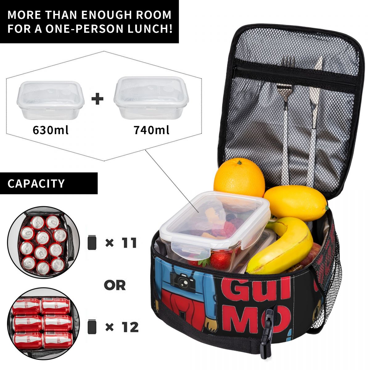Bad Bunny DTMF Debi Tirar Mas Fotos Insulated Lunch Tote Bag For School Food Container Portable Cooler Thermal Lunch Boxes