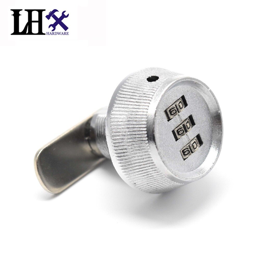 Hardware Three Size 3 Code(0-9) Convenient Combination Locks Password Security Lock For Box Cabinet Cerradura
