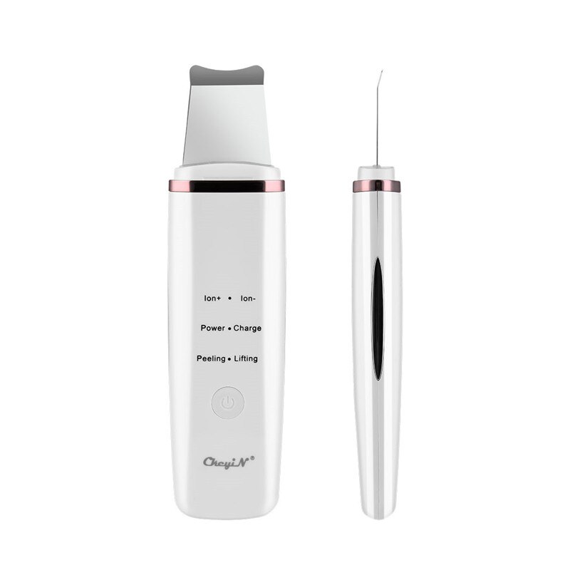 Ultraschall Ionen Gesicht Wäscher USB ems Mikrostrom Haut Reiniger Akne Auszieher Mitesser Toten Haut Schaber Vibrierende Peeling