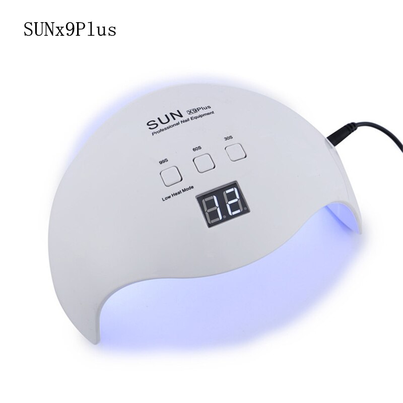 Uv Led Lamp Nagel Droger 30 S/60 S/99 S Timer Automatische Infrarood Sensor Usb Interface sneldrogende Gel Nagellak Manicure Gereedschap: SUNx9Plus