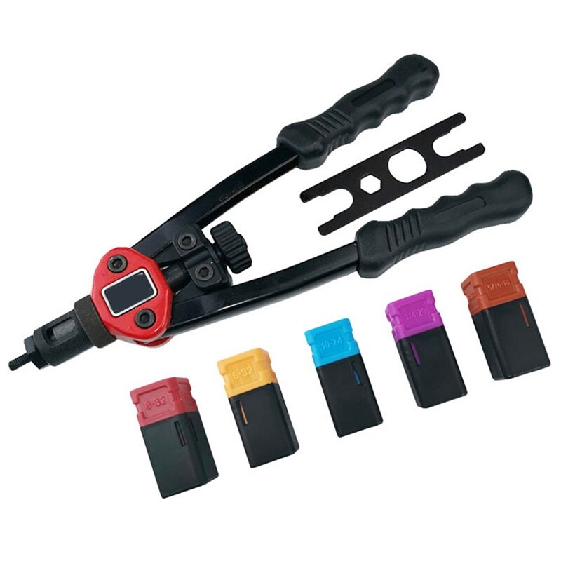 606 Type Automatische Klinknagel Tool Blind Gat Klinknagel Moer Heavy Duty Manual Insert Moer Tool Handleiding Spindel