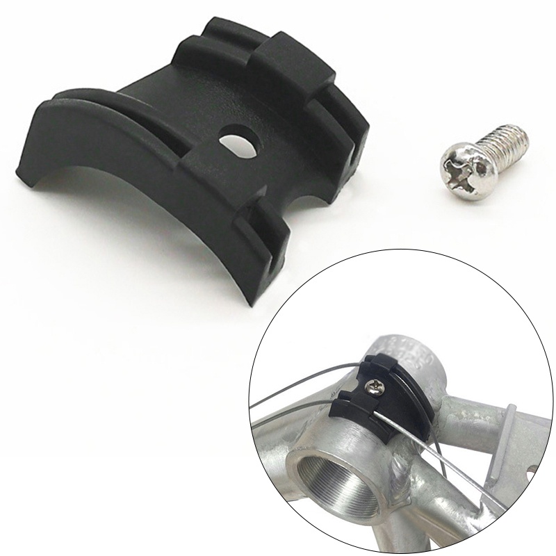 Road Bike Frame Bottom Bracket Cable Guide with M5x8 Screw Bicycle Anti-friction Line Tube Housing C