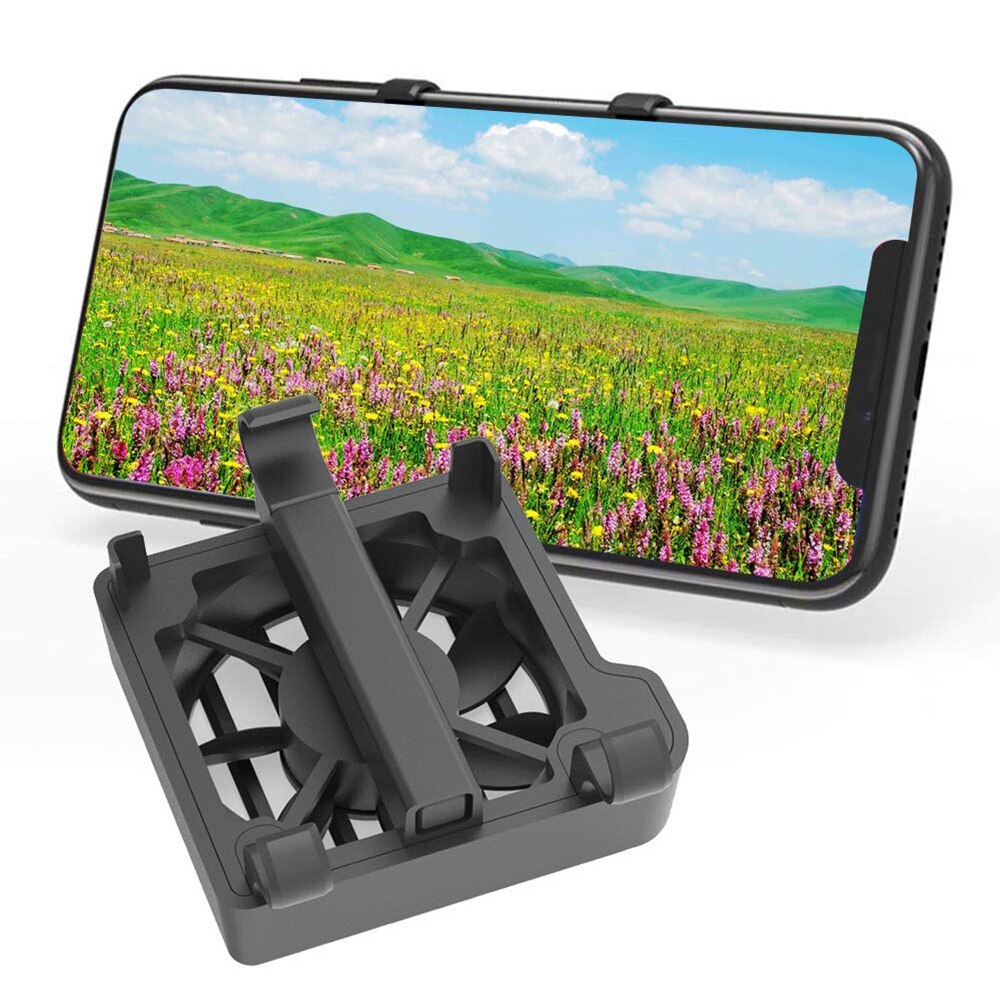 Mobile Phone Radiator Charger Phone Stand Holder Universal Smartphone Cooling Fan Cooler Mount Game Handle Desktop Holders
