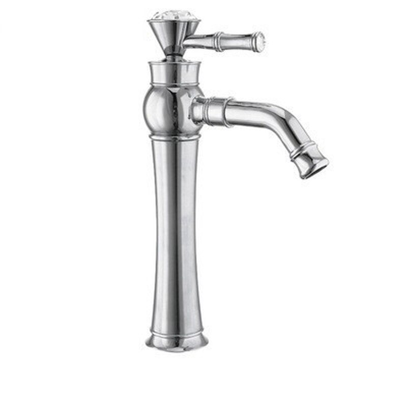 and Cold Washbasin Swivel Faucet Countertop Basin Heightened Bathroom Washbasin Faucet Gold Countertop Basin Faucet