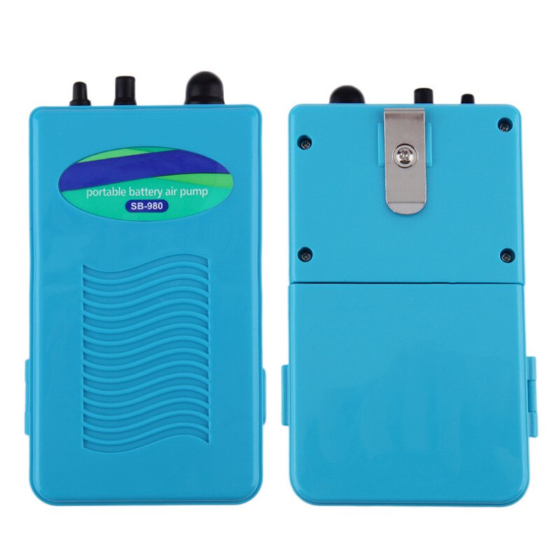 Akvarium luftpumpe ultra lydløs batteridrevet ilt luftbobler pumpe xhc 88