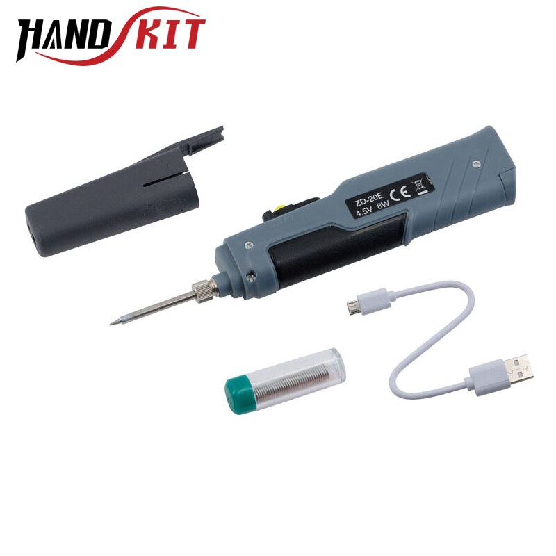 Handskit 8w 4.5v elektroniskt svetsbatteridrivet lödkolv minihandtag elektriska pennsvetsverktyg med laddare