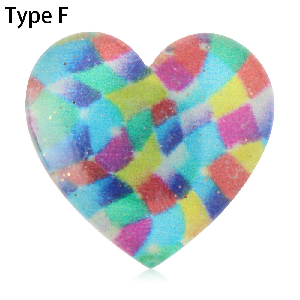 Heart shaped Diamond Painting Magnet Cover Minders Diamond Painting Tools Parchment Paper Cover Holder Diamond Accessories: Type F