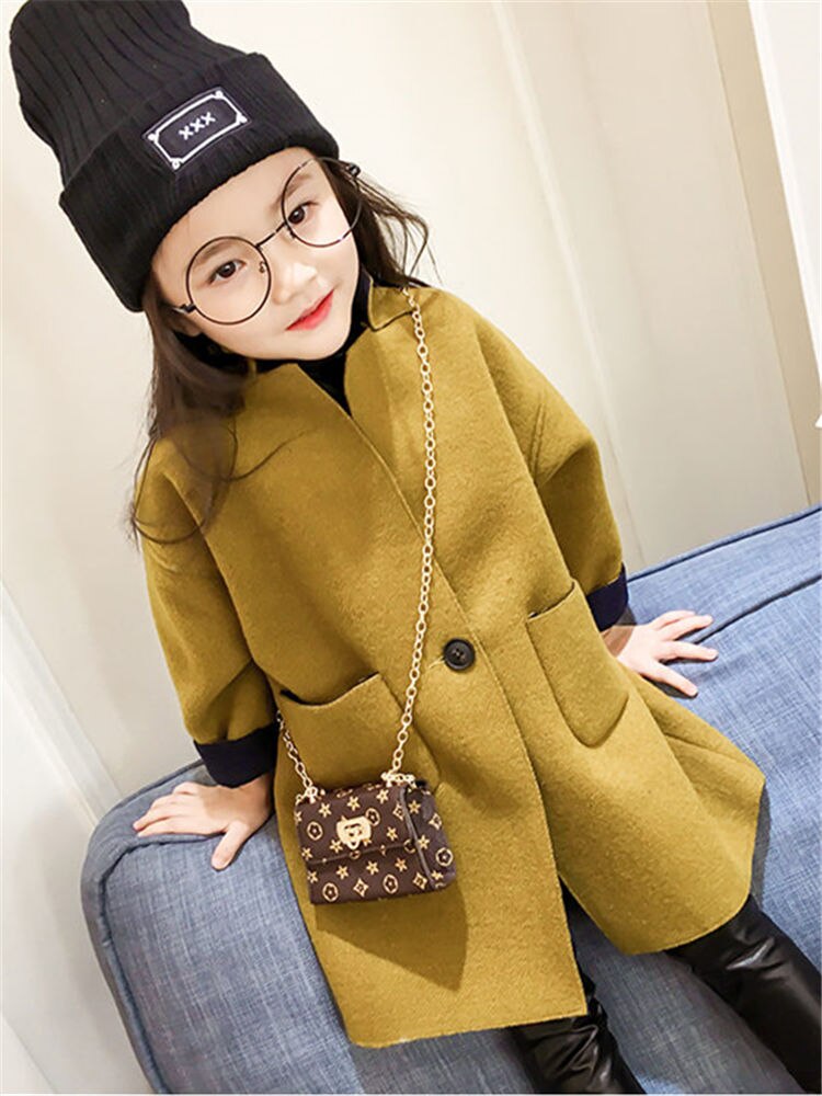 PRIJOUHE Heren wollen jas hoodie lange trenchcoat katoen casual wollen overjas jas, Zwart, M