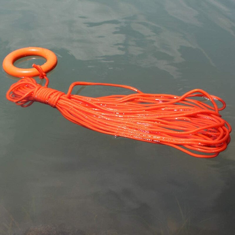 JayCreer-cuerda salvavidas flotante, rescate de agua, buceo, piscina, salvavidas de rescate con bucle flotante