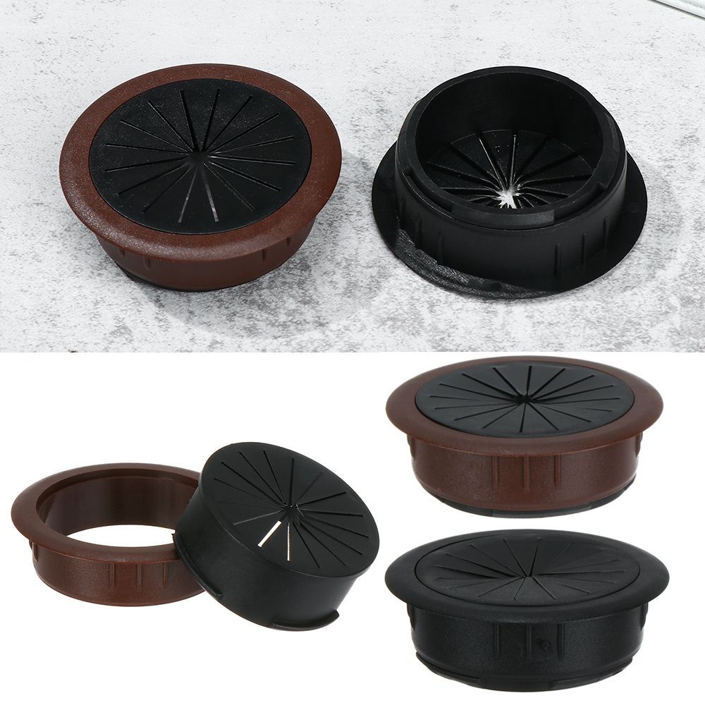 Cache-trou de fil de Table de bureau, œillet d&#39;ordinateur, sortie de câble de Table, bouchon anti-poussière, organisateur de fil, boîte de ligne, pince de câble