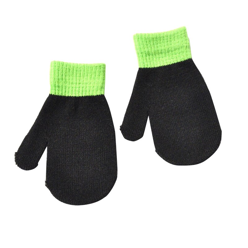 Balleenshiny Kinderen Winter Warm Gebreide Handschoenen Kinderen Handschoenen Voor Winter Magische Zak Baby Acryl Handschoenen Baby Peuter Handschoenen: T3