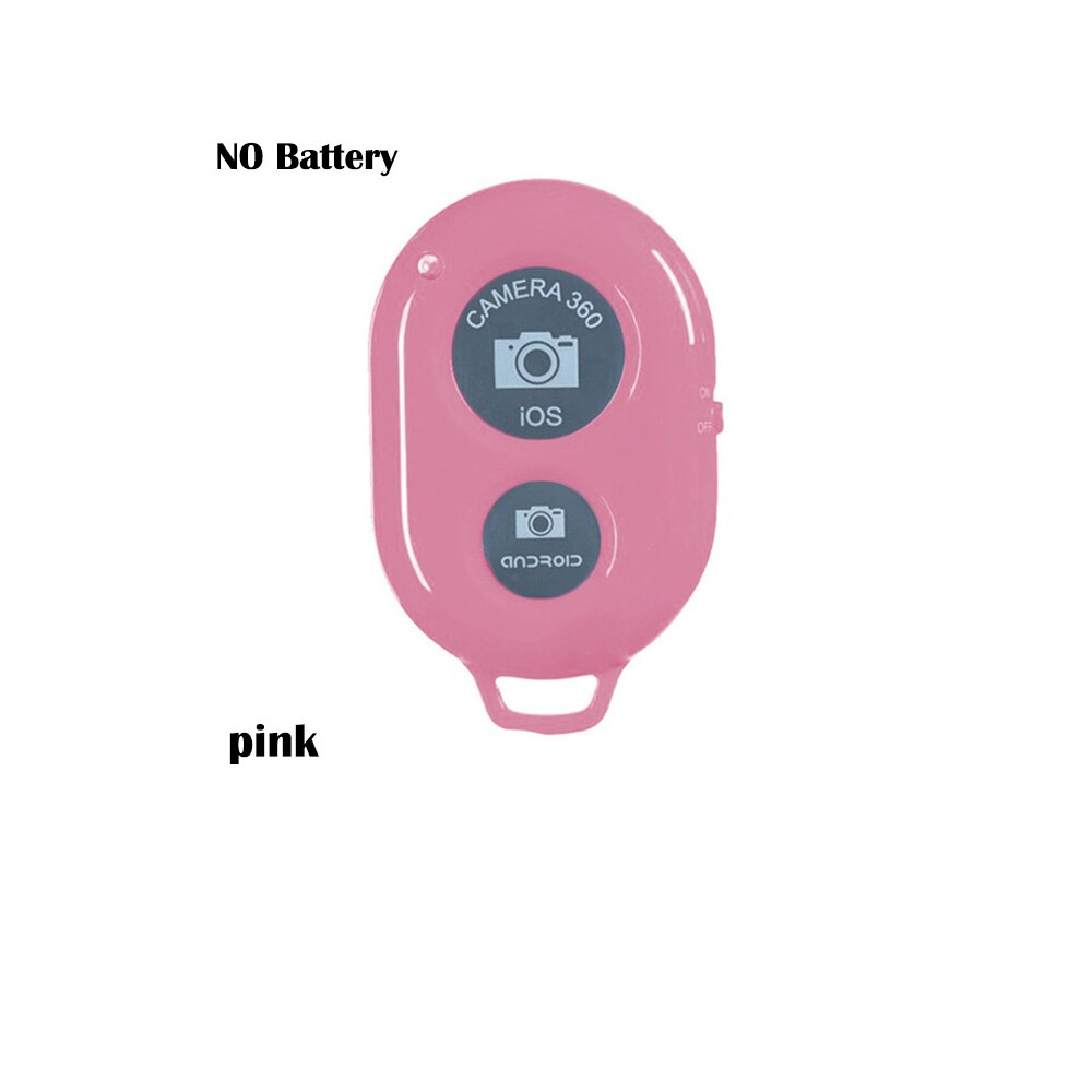 Draadloze Telefoon Camera Shutter Bluetooth Afstandsbediening Voor Iphone Android Het Stelt U Uw Mobiele Telefoon Camera: pink