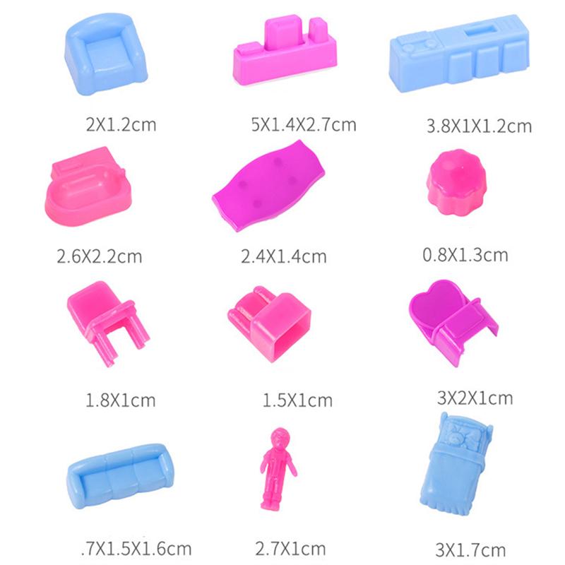 1PC ciekawe plastikowe edukacyjne zabawne kreatywne gry zabawka domowa dla dziecka dziewczyna dziecko